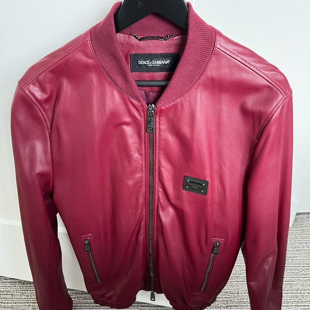 Dolce & Gabbana Leather Jacket